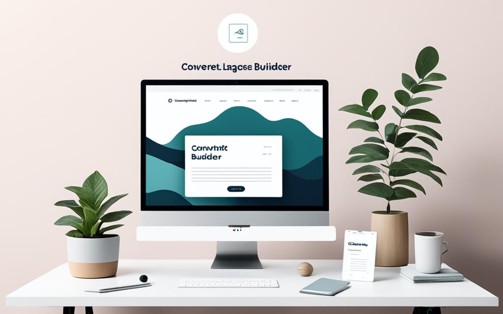 ConvertKit landing page builder