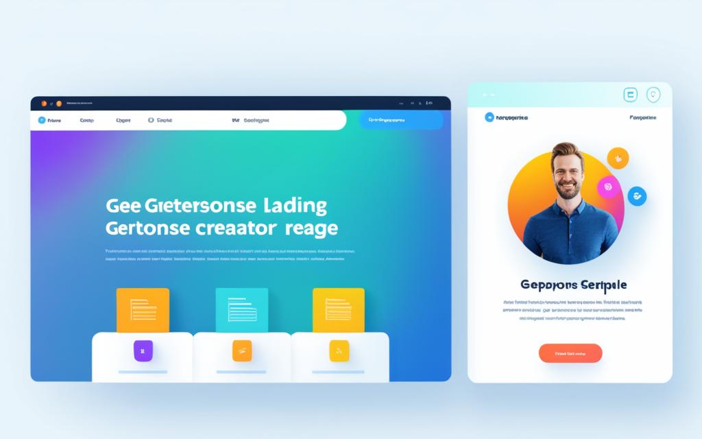 GetResponse landing page creator