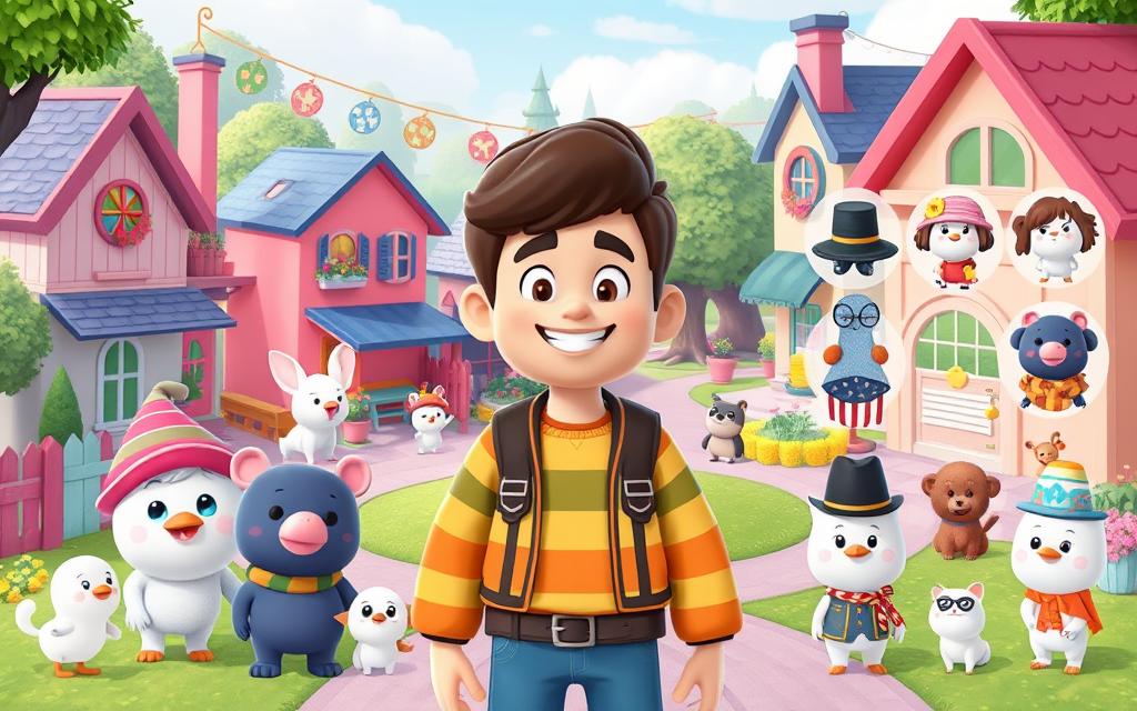 MeepCity social game customization