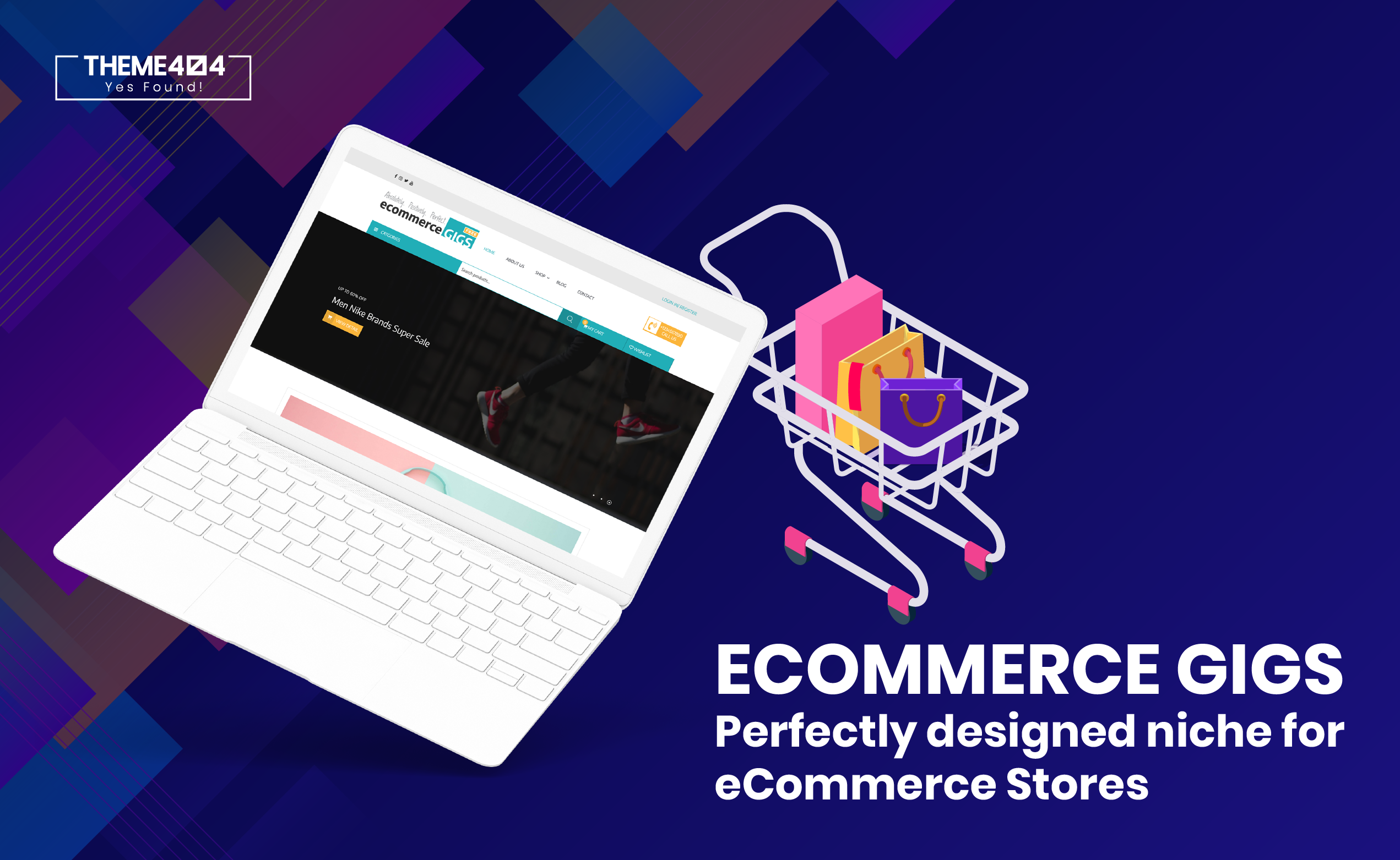 Ecommerce Gigs - Perfectly Designed Ecommerce Theme For Online Stores