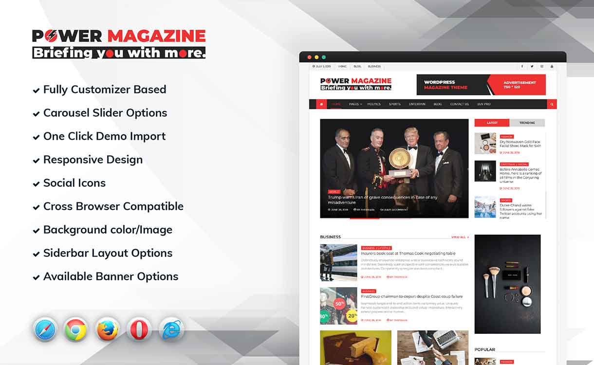 WordPress Magazine Theme